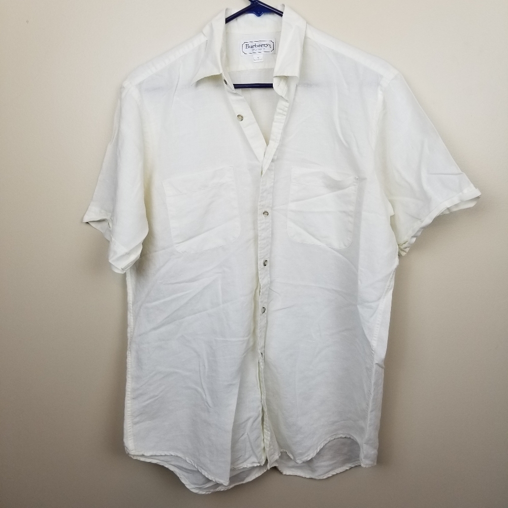 Burberrys of London White Short Sleeve Shirt